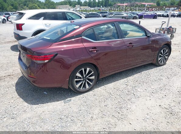 3N1AB8CV3SY221866 2025 NISSAN SENTRA Burgundy Հետևի աջ
