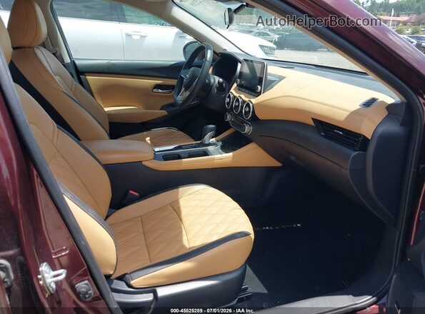 3N1AB8CV3SY221866 2025 NISSAN SENTRA Burgundy Սալոնի դիմացի տեսք
