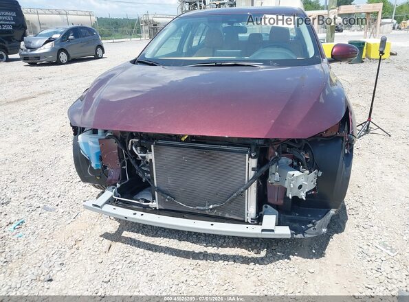 3N1AB8CV3SY221866 2025 NISSAN SENTRA Burgundy Դիմացի տեսք
