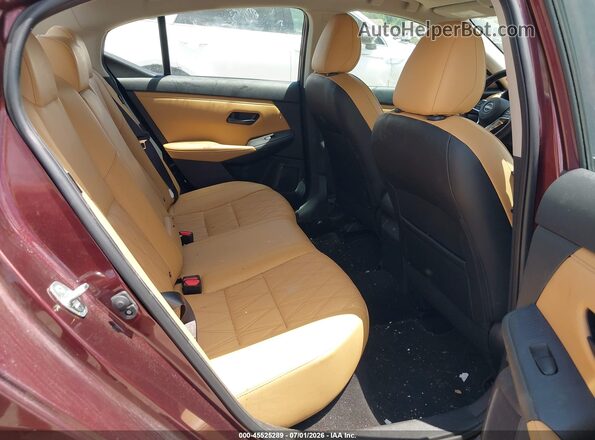 3N1AB8CV3SY221866 2025 NISSAN SENTRA Burgundy VIN կոդի պիտակի տեսք