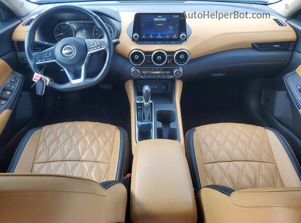 3N1AB8CV3SY230034 2025 NISSAN SENTRA Blue Dashboard view