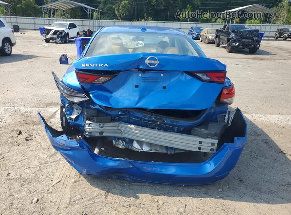 3N1AB8CV3SY230034 2025 NISSAN SENTRA Blue Rear view