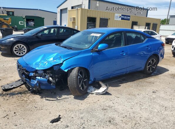 3N1AB8CV3SY254432 2025 NISSAN SENTRA Синий Панорамный вид салона 360°