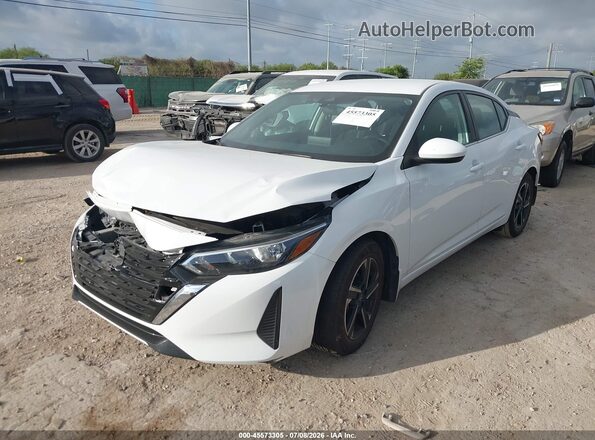 3N1AB8CV3SY256441 2025 NISSAN SENTRA White Vista tres cuartos delantera izquierda