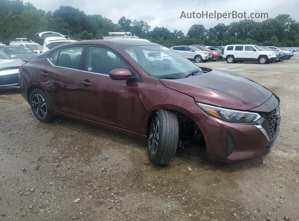 3N1AB8CV3SY271697 2025 NISSAN SENTRA Red VIN კოდის სტიკერის ხედი