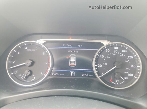 3N1AB8CV3SY271697 2025 NISSAN SENTRA Red ხელსაწყოთა პანელის ხედი