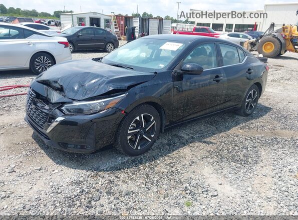 3N1AB8CV3SY307064 2025 NISSAN SENTRA Black Vista tres cuartos delantera izquierda