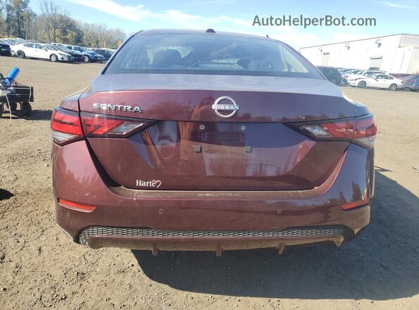 3N1AB8CV3SY335995 2025 NISSAN SENTRA Burgundy Widok z tyłu