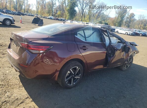 3N1AB8CV3SY335995 2025 NISSAN SENTRA Burgundy Tył prawy