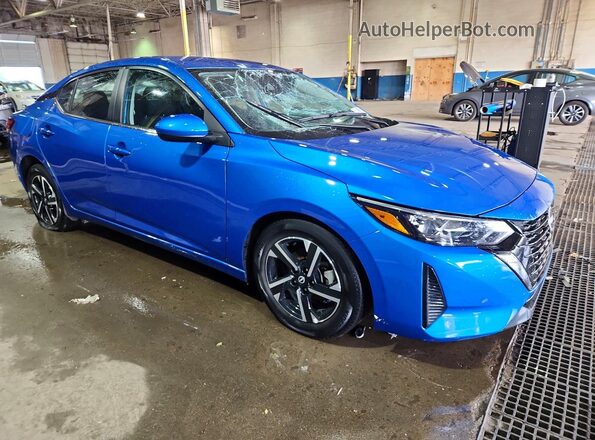 3N1AB8CV3SY368897 2025 NISSAN SENTRA Blue Delantero derecho