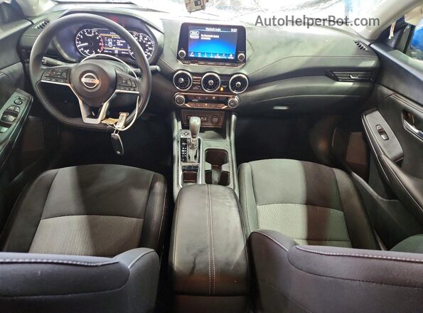 3N1AB8CV3SY368897 2025 NISSAN SENTRA Blue Vista del salpicadero