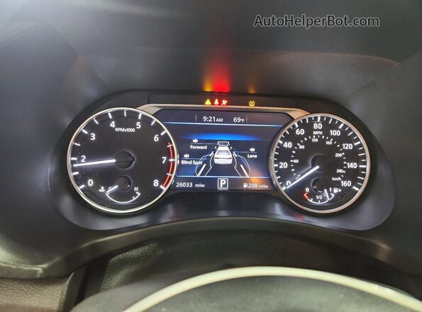 3N1AB8CV3SY368897 2025 NISSAN SENTRA Blue Vista del cuadro de instrumentos