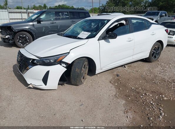 3N1AB8CV3SY384968 2025 NISSAN SENTRA White Vista tres cuartos delantera izquierda