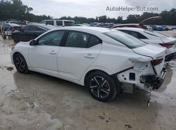 3N1AB8CV3SY393928 2025 NISSAN SENTRA White VIN კოდის სტიკერის ხედი