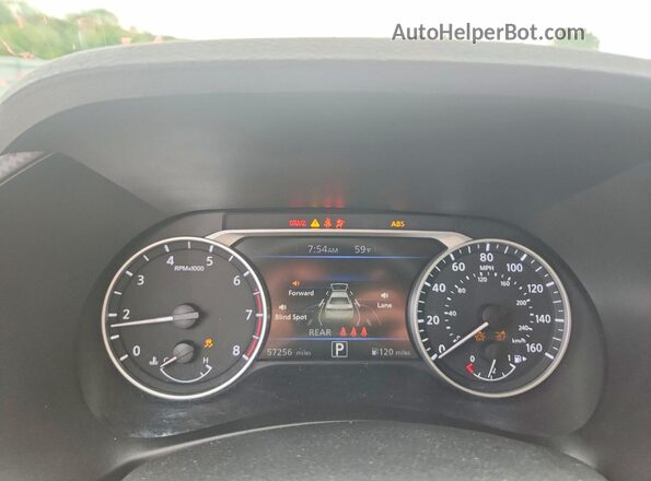 3N1AB8CV4LY219397 2020 NISSAN SENTRA White Vista del cuadro de instrumentos
