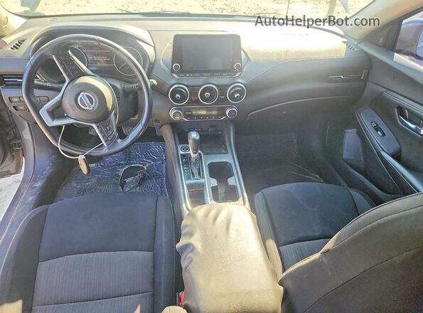 3N1AB8CV4LY232327 2020 NISSAN SENTRA Blue Widok deski rozdzielczej