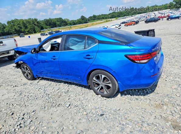 3N1AB8CV4LY232599 2020 NISSAN SENTRA Blue Tył lewy