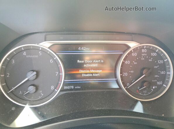 3N1AB8CV4LY265540 2020 NISSAN SENTRA Gray Вид щитка приладів