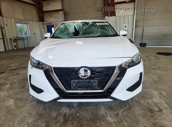 3N1AB8CV4MY202987 2021 NISSAN SENTRA White Դիմացի տեսք