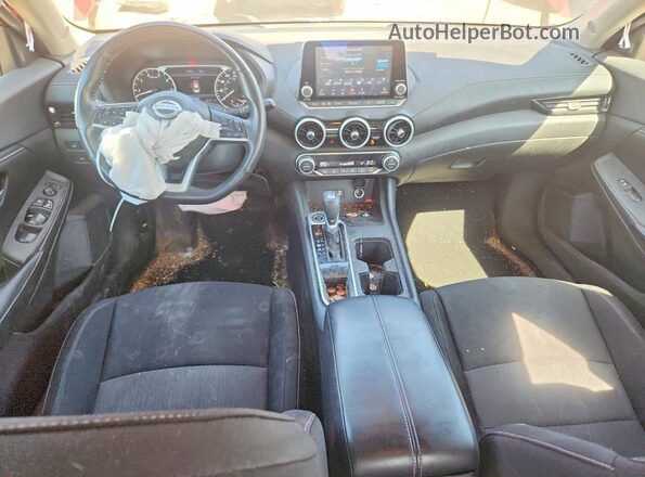 3N1AB8CV4MY213746 2021 NISSAN SENTRA Красный Вид панели приборов
