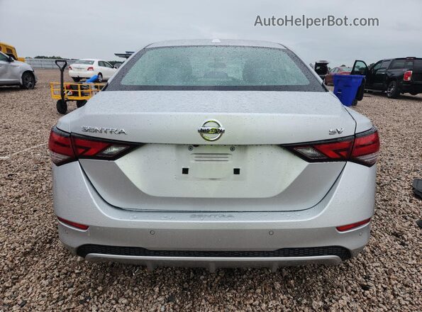 3N1AB8CV4MY217148 2021 NISSAN SENTRA Silver Հետևի տեսք