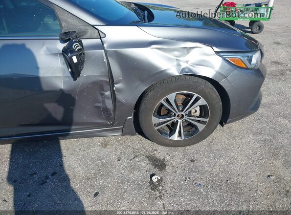 3N1AB8CV4MY300725 2021 NISSAN SENTRA Silver Դիմացի տեսք