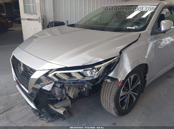 3N1AB8CV4MY301471 2021 NISSAN SENTRA Silver Vista frontal