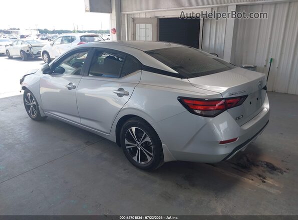 3N1AB8CV4MY301471 2021 NISSAN SENTRA Silver Trasero izquierdo