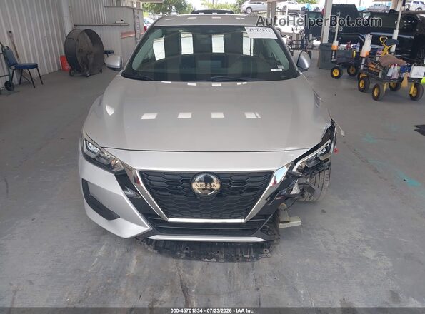 3N1AB8CV4MY301471 2021 NISSAN SENTRA Silver Vista del cuadro de instrumentos