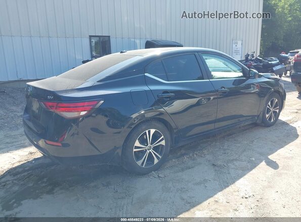 3N1AB8CV4MY315497 2021 NISSAN SENTRA Black Trasero derecho