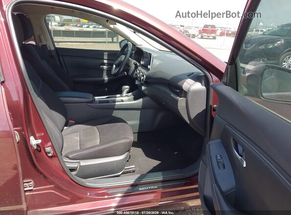 3N1AB8CV4MY328640 2021 NISSAN SENTRA Burgundy Սալոնի դիմացի տեսք