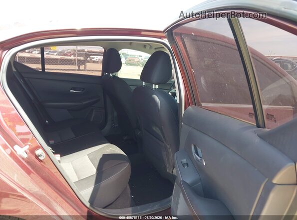 3N1AB8CV4MY328640 2021 NISSAN SENTRA Burgundy VIN կոդի պիտակի տեսք