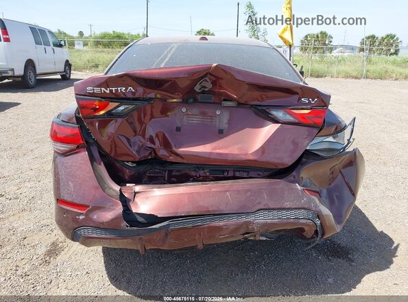 3N1AB8CV4MY328640 2021 NISSAN SENTRA Burgundy 