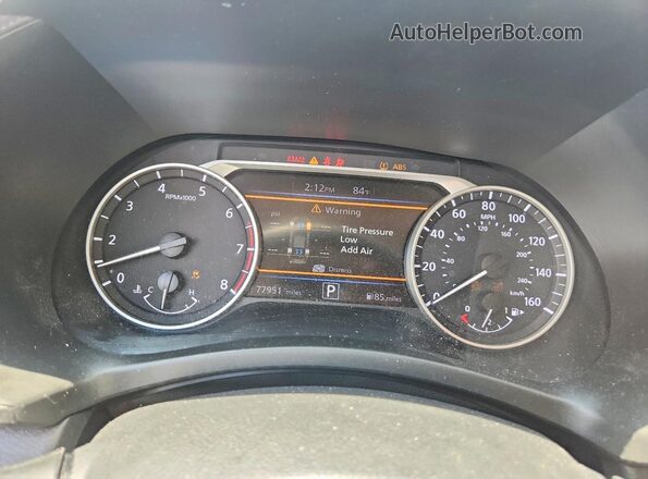 3N1AB8CV4NY233822 2022 NISSAN SENTRA Blue Սարքավորումների վահանակի տեսք