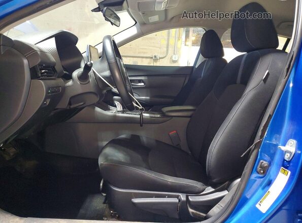 3N1AB8CV4NY297083 2022 NISSAN SENTRA Blue Vista interior delantera