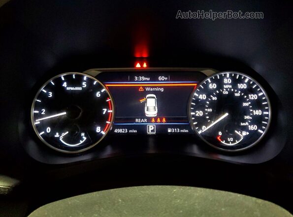 3N1AB8CV4NY297083 2022 NISSAN SENTRA Blue Vista del cuadro de instrumentos