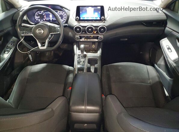 3N1AB8CV4NY297083 2022 NISSAN SENTRA Blue Vista del salpicadero