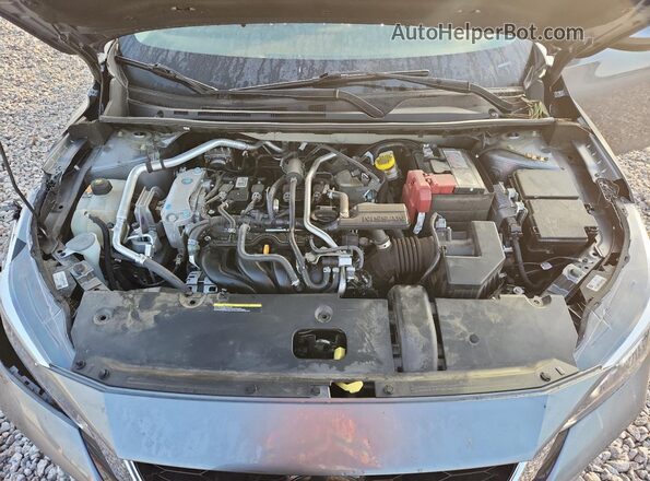 3N1AB8CV4NY317042 2022 NISSAN SENTRA Gray უკანა სალონის ხედი