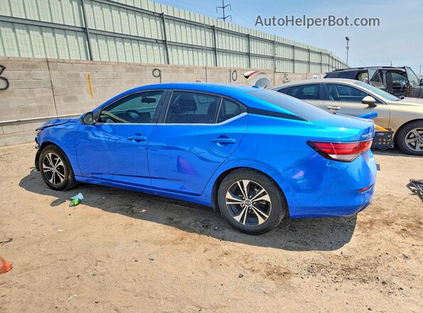 3N1AB8CV4PY221866 2023 NISSAN SENTRA Синий Задняя левая четверть