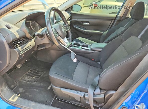 3N1AB8CV4PY221866 2023 NISSAN SENTRA Синий Вид салона спереди