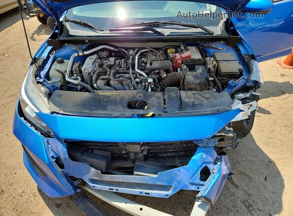 3N1AB8CV4PY221866 2023 NISSAN SENTRA Синий Вид задней части салона