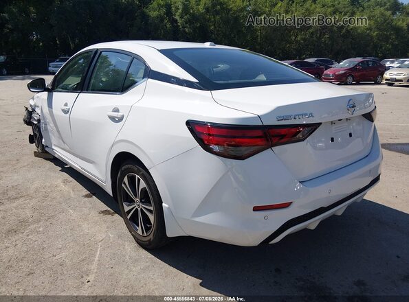 3N1AB8CV4PY226386 2023 NISSAN SENTRA Белый Задняя левая четверть