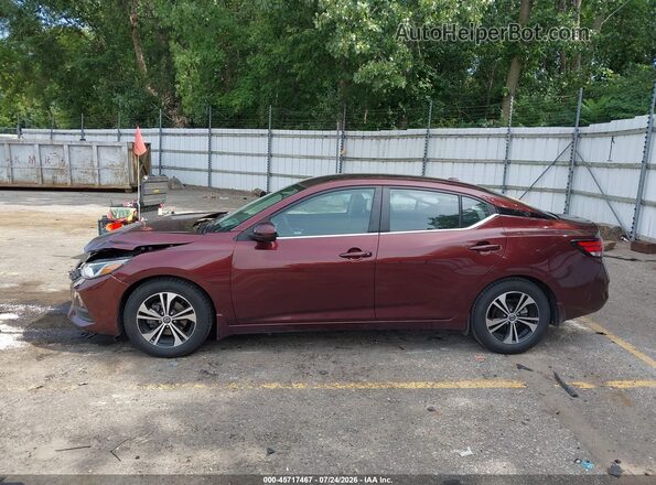 3N1AB8CV4PY250266 2023 NISSAN SENTRA Red Սալոնի 360 աստիճան տեսք