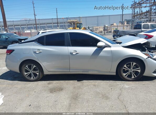 3N1AB8CV4PY282974 2023 NISSAN SENTRA Silver Панорамний вид салону 360°