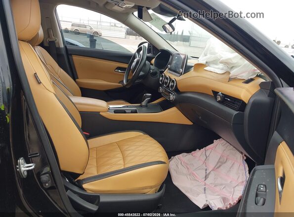 3N1AB8CV4PY288810 2023 NISSAN SENTRA Black Front interior view