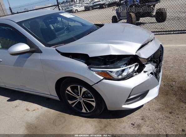 3N1AB8CV4PY297216 2023 NISSAN SENTRA Silver Вид щитка приладів