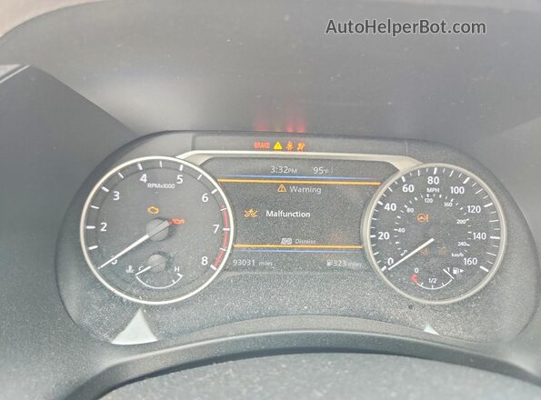 3N1AB8CV4PY317674 2023 NISSAN SENTRA Gray Widok zestawu wskaźników