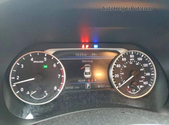 3N1AB8CV4RY272576 2024 NISSAN SENTRA Blue Вид щитка приладів