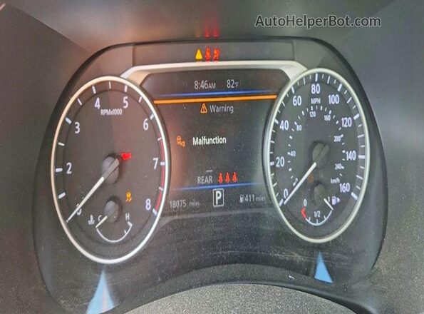 3N1AB8CV4RY296084 2024 NISSAN SENTRA Silver Вид щитка приладів
