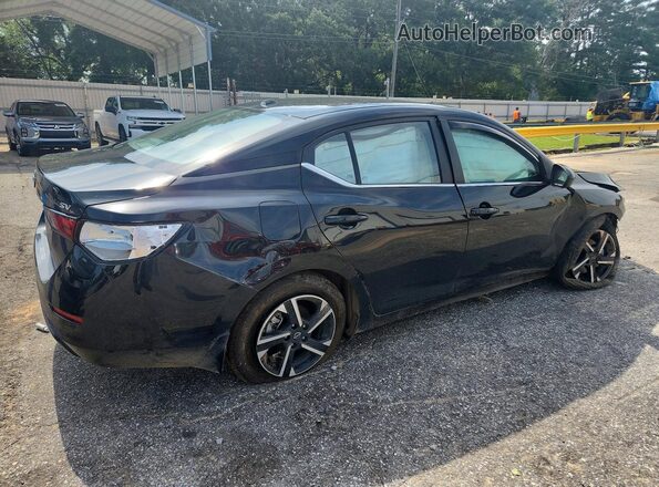 3N1AB8CV4RY325342 2024 NISSAN SENTRA Черный Задняя правая четверть